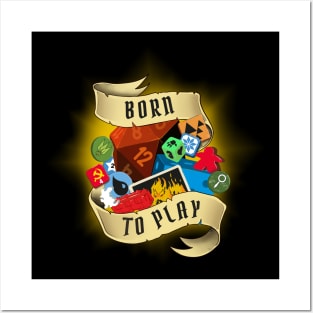 Born to Play Posters and Art